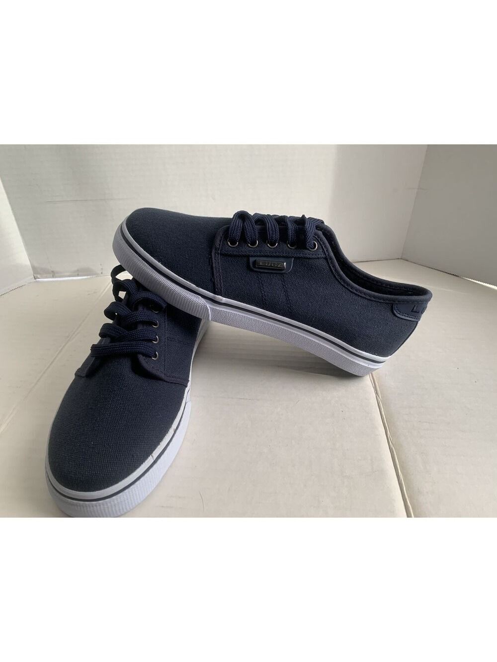 Lugz Pinkerton Casual Men's Shoe Navy Blue White Size 7.5